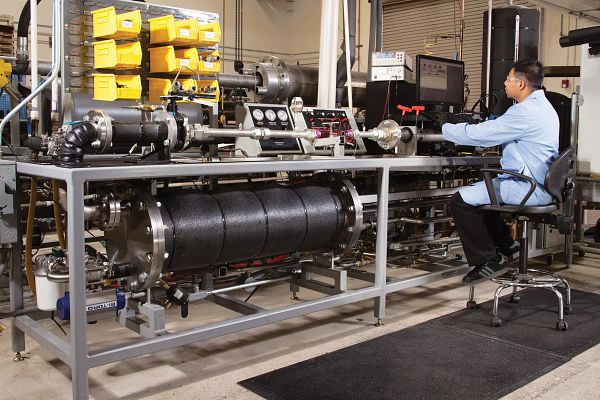 Flow meter calibration test stand